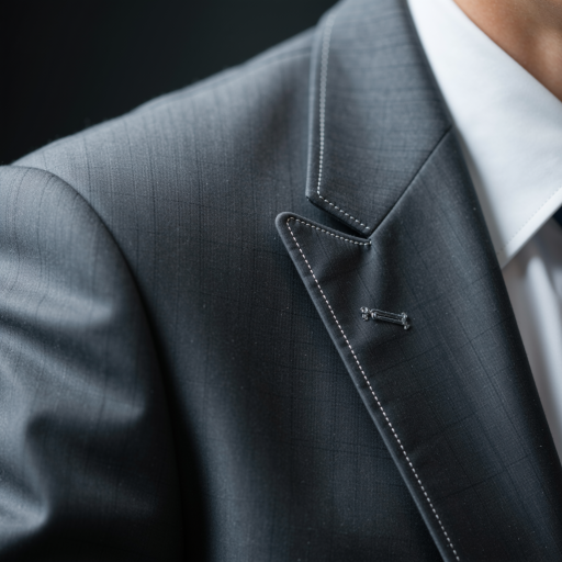 三十五岁左右男性头像，穿灰色西装，蓝色背景，专业商务人士形象